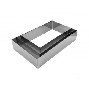  Cadre Patissier Rectangle 3 Tailles M12 Kp5349