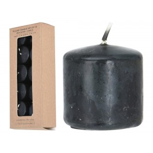  Candles 3Cm 10Pcs Black Acc696070
