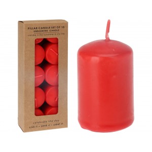  Candles 3Cm S10 Red Acc696470