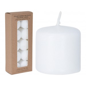  Candles 3Cm S10 White Acc696270