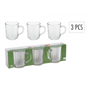  Coffee Tea Glass Set 3Pcs Ye5000040