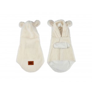  Curly Fleece Cuddly Jacket S/25Cm Ecru Wooly