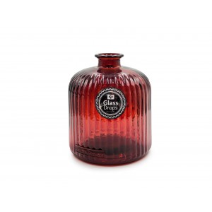  Διακοσμητικο Bazo Glass Drops Daroca Stripe 18Cm T