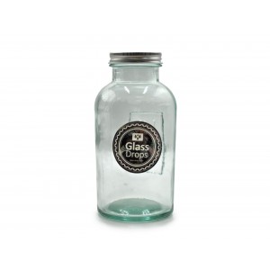  Δοχειο Me Καπακι Glass Drops Storage 500Cc 17Cm