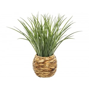  Fake Grass W Braided Pot H46 168588