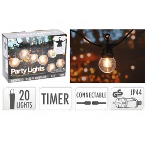 Φωτισμόσ Διακόσμησησ - 20 Led - Warm White