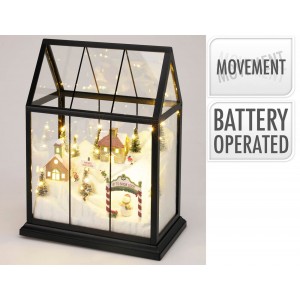 Φωτιζόμενο Σπιτάκι Με Led - 25.5X15.2X33Cm