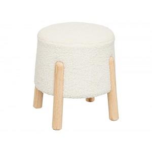  Inuit Wht Boucl Side Stool Atmosphera 202272
