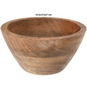 Ξύλινο Μπολ Για Σερβίρισμα - 15X6.5Cm