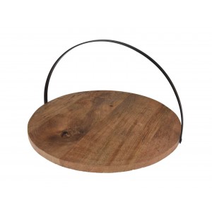 Ξύλινοσ Δίσκοσ Home &Amp; Styling Για Σερβίρισμα -  28X28Cm