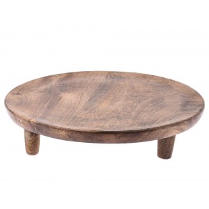 Ξύλινοσ Δίσκοσ Σερβιρίσματοσ - 30X30X6Cm