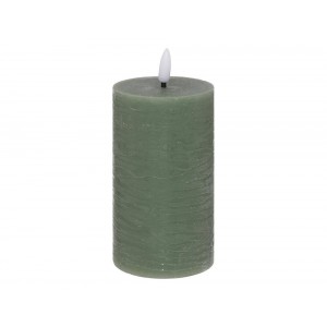  Molia Green Rnd Led Candle 7X15 Atmosphera 200664C