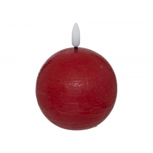  Molia Red Ball Led Candle D12
