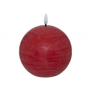  Molia Red Ball Led Candle D8