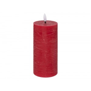  Molia Red Rnd Led Candle 7X18 Atmosphera 200663B