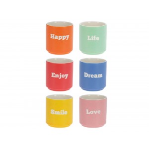  Mug New Bone Porcelain 6Pcs Q80000990