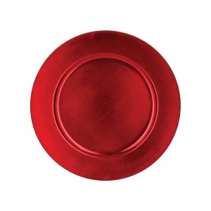  Pres. Uni Round Plate Red 715850Rg