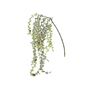  Sugar Spruce Hanging With Glitter Plastic Green