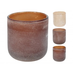  Tealightholder 9X10Cm 3Ass Clr A61100020