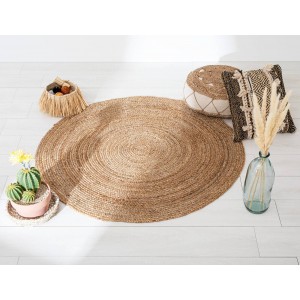 Χαλί Στρογγυλό - Γιούτα - 120Cm