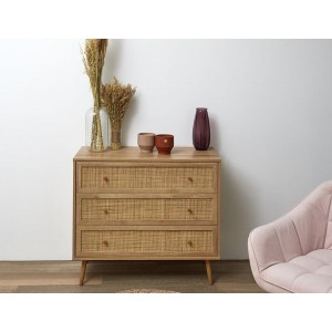 Έπιπλο Εισόδου Bali Home Deco Factory με 3 συρτάρια και διαστάσεις 90x39x79cm