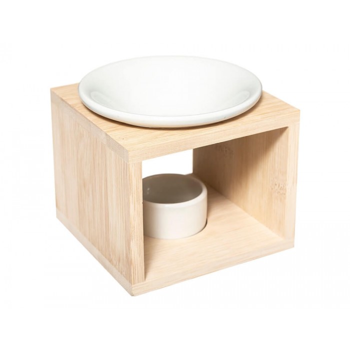 Αρωματιστής Atmosphera για αιθέρια έλαια και wax melts με διαστάσεις 11.5x11.5x9.5cm