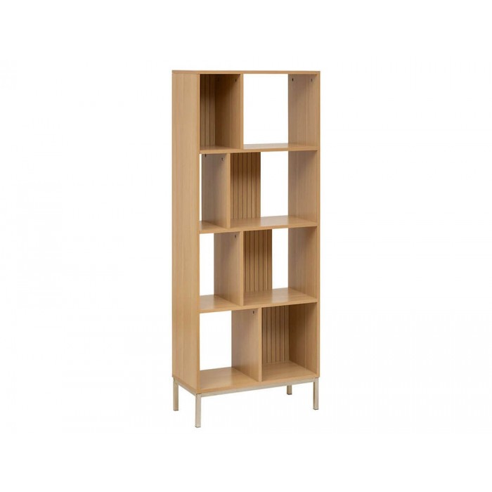 Βιβλιοθήκη Tasso 5five με 4 ράφια και διαστάσεις 63x29.8x159cm - Απόχρωση Ξύλου
