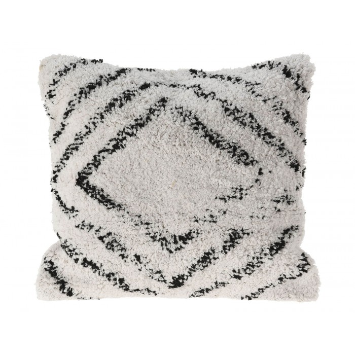 Διακοσμητικό Μαξιλάρι Zigzag με διαστάσεις 45x45cm - White/Black