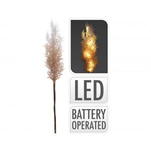 Διακοσμητικό κλαδί (YZA001800) Pampas, με φωτισμό LED - 70cm