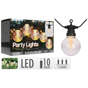 Διακοσμητικός Φωτισμός 10 LED (LE2100220), 7.5 Μέτρα - Θερμό Λευκό