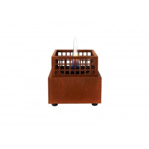 Επιτραπέζια Εστία Φωτιάς 16.5x16.5x17cm Corten Agni 16 Tenderflame