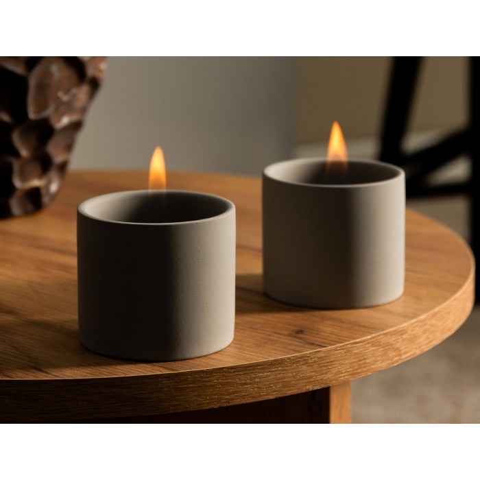 Επιτραπέζια Εστία Φωτιάς Breeze 10 Tenderflame με διάρκεια καύσης 4 - 5 ώρες, χωρητικότητα δεξαμενής 200ml και διαστάσεις 10x8.5cm - Grey