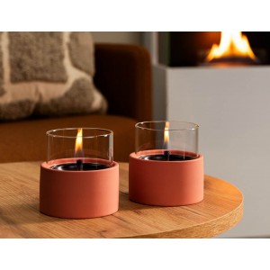 Επιτραπέζια Εστία Φωτιάς Breeze 10 Tenderflame 10x8.5cm Peach