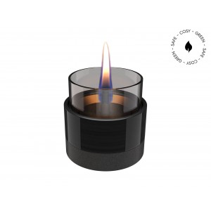 Επιτραπέζια Εστία Φωτιάς Rosie 8 Tenderflame με διάρκεια καύσης 3 - 4 ώρες, χωρητικότητα δεξαμενής 150ml και διαστάσεις 9x8.5cm - Black