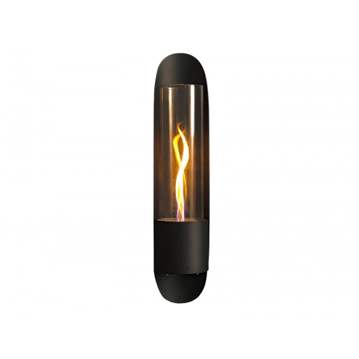 Εστία Φωτιάσ Cycloflame Wall Tenderflame - 16.6X81X17.5Cm - Black