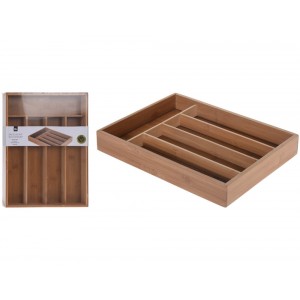 Θήκη για Μαχαιροπίρουνα Εxcellent Houseware ξύλινη, με διαστάσεις 36x26x5cm