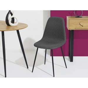 Καρέκλα Atom Home Deco Factory με διαστάσεις 44x54x86cm - Grey