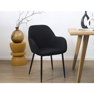 Καρέκλα Atomic Home Deco Factory με διαστάσεις 59x55.7x85cm - Black