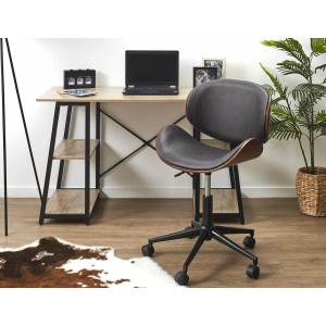 Καρέκλα γραφείου Reno Home Deco Factory με ρυθμιζόμενο ύψος και διαστάσεις 51x51.5x77cm