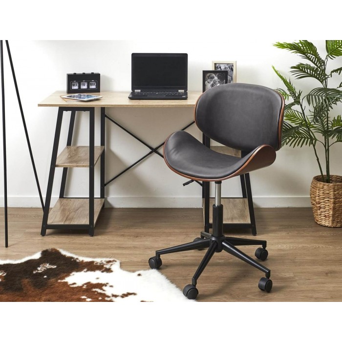 Καρέκλα γραφείου Reno Home Deco Factory με ρυθμιζόμενο ύψος και διαστάσεις 51x51.5x77cm