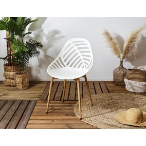 Καρέκλα κήπου Alameda Home Deco Factory με διαστάσεις 52.3x53.3x83.4cm - White