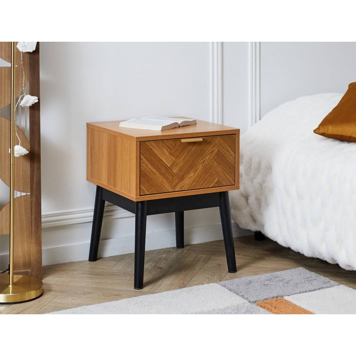 Κομοδίνο Felix Home Deco Factory με διαστάσεις 40x40x50cm