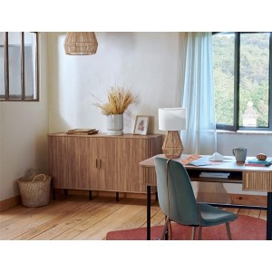 Μπουφές Colva Atmosphera με 6 ράφια και διαστάσεις 140x40x80.5cm - Απόχρωση Ξύλου