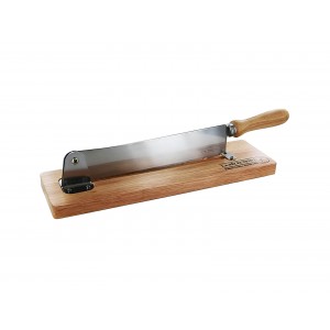 Ξύλινη Επιφάνεια Κοπής Cook Concept με Ενσωματωμένο Μαχαίρι για Ψωμί, 37.5 x 9.6 x 7 cm
