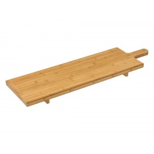 Ξύλινος Δίσκος Κοπής με λαβή Secret De Gourmet Ξύλο Bamboo - 88x26x5cm