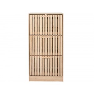 Παπουτσοθήκη Klaus Home Deco Factory με 3 ράφια, 6 επίπεδα και διαστάσεις 60x24x113cm - Απόχρωση Ξύλου