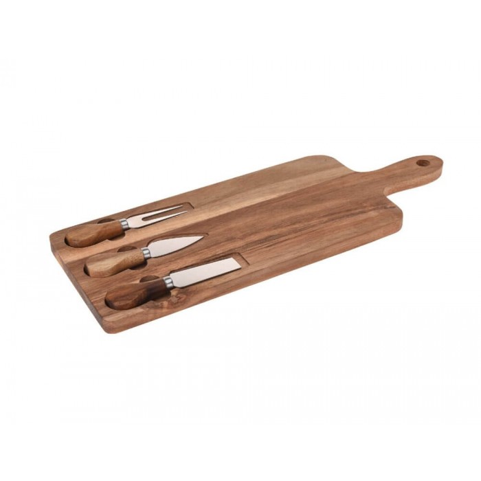  Cheese Board 3 Cheese Knives