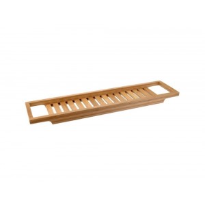 Ράφι Εxcellent Houseware για τη μπανιέρα, με διαστάσεις 15x64x4cm - Ξύλο Μπαμπού - Απόχρωση Ξύλου