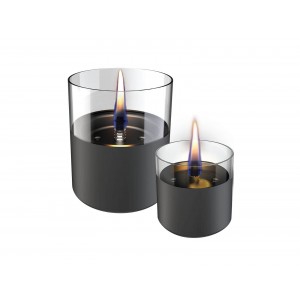 Σετ Duo Pack Επιτραπέζιες εστίες φωτιάς Lilly 8 & Lilly 10 Τenderflame Gun Metal