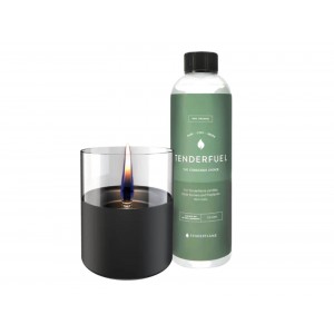 Σετ Gift Pack Επιτραπέζια εστία φωτιάς Lilly 10 & Tenderfuel 0.5lt Τenderflame Black
